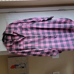 Dressed in LaLa plaid shirt dress